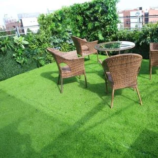 Suuri alennus 4 väriä synteettinen ruoho parveke koristeluun
