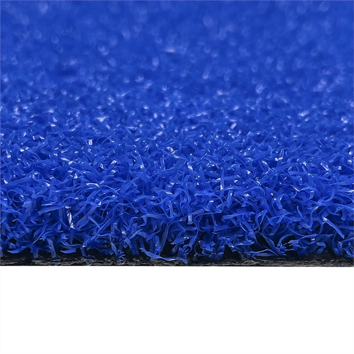 Tennis artificial turf for blue international competitions